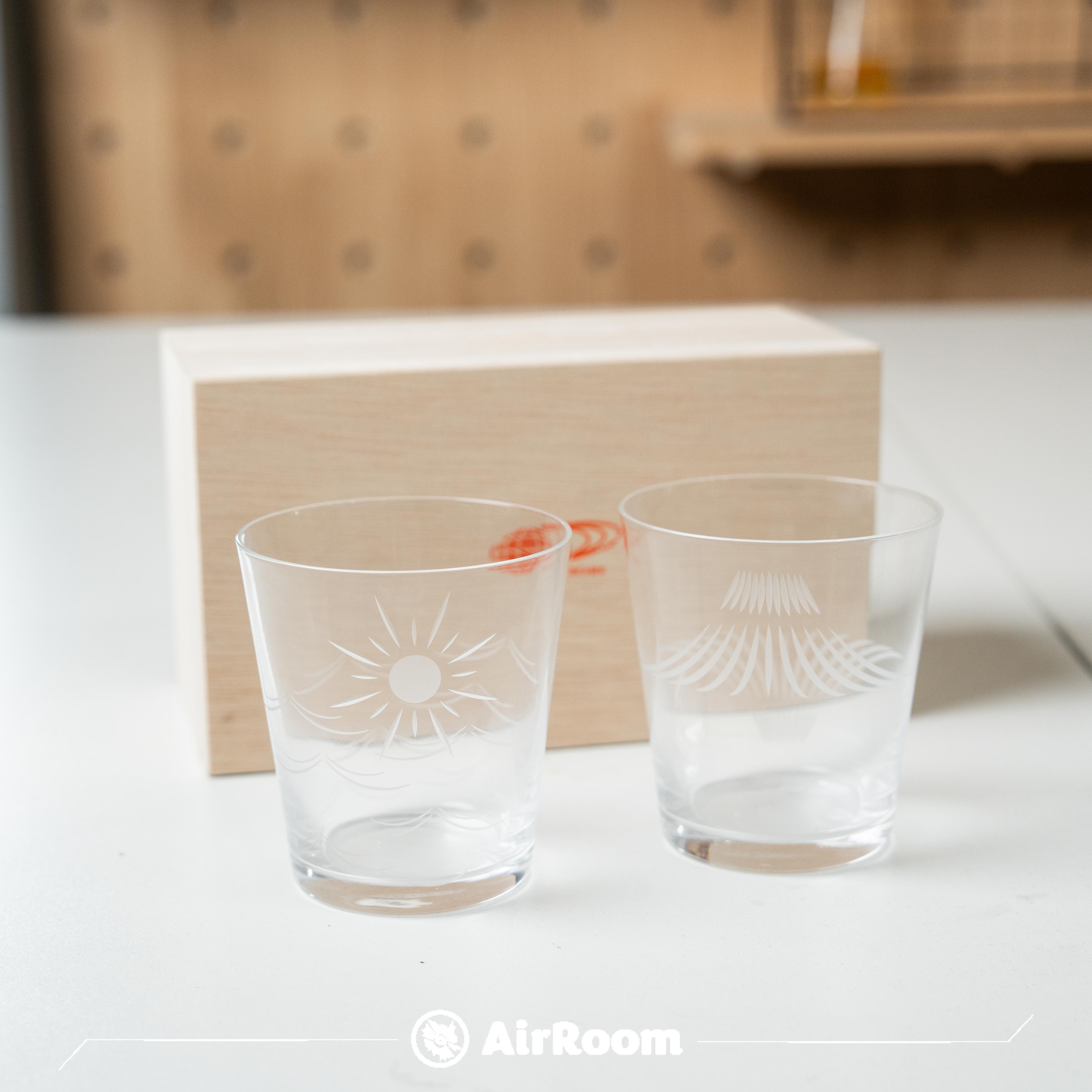 BEAMS CLUB 會員 限定 玻璃杯 酒杯 一對 兩個 杯子 現貨