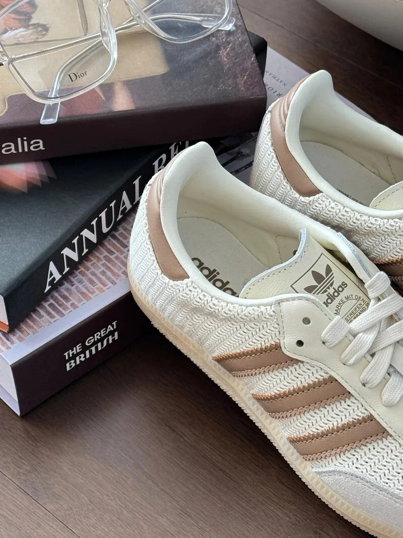 KTQ STORE ‧  Adidas Samba OG 咖啡鬆餅奶油色可可色 米色 焦糖底 麂皮 JI3185