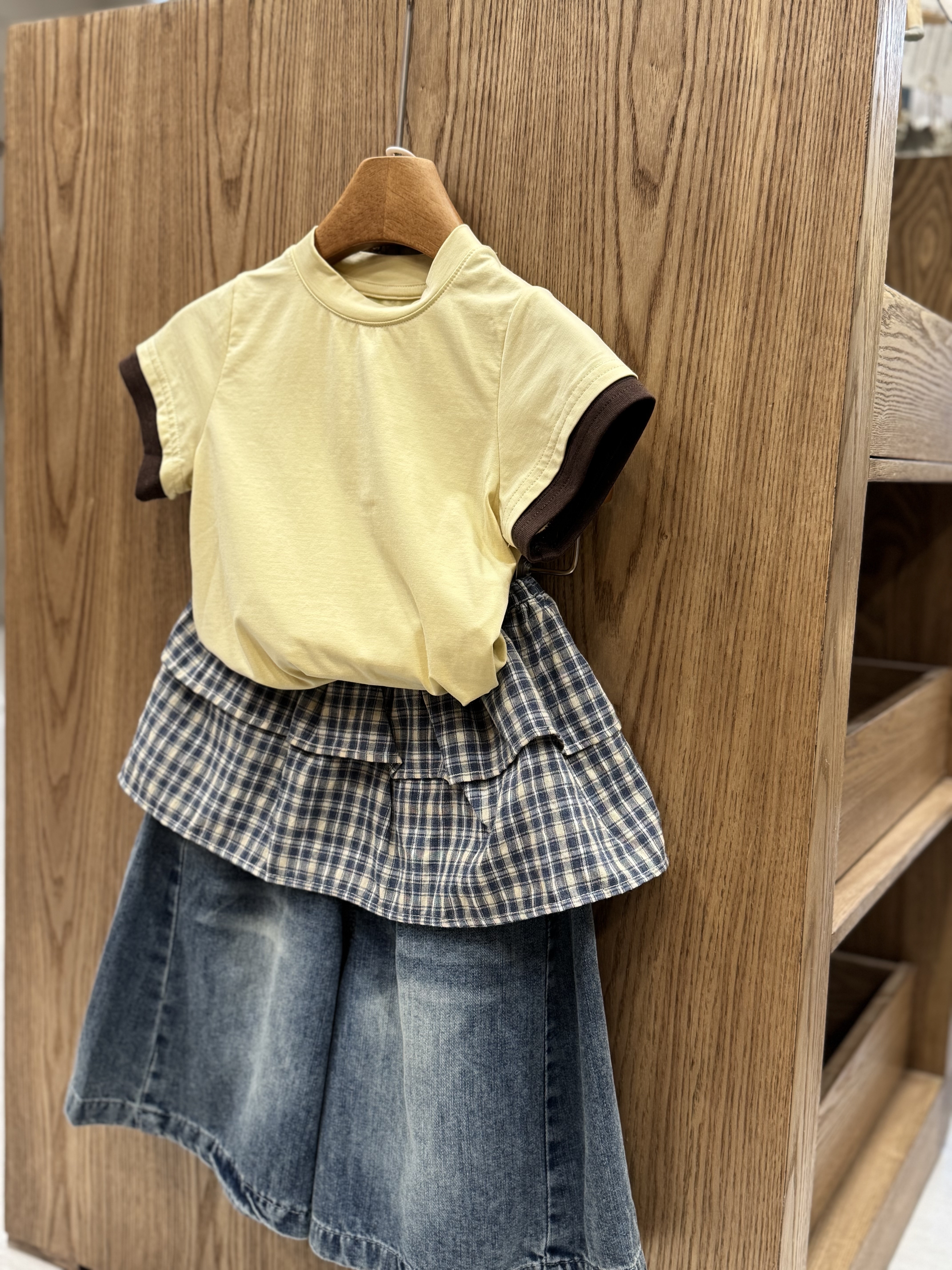 A02261假兩件上衣