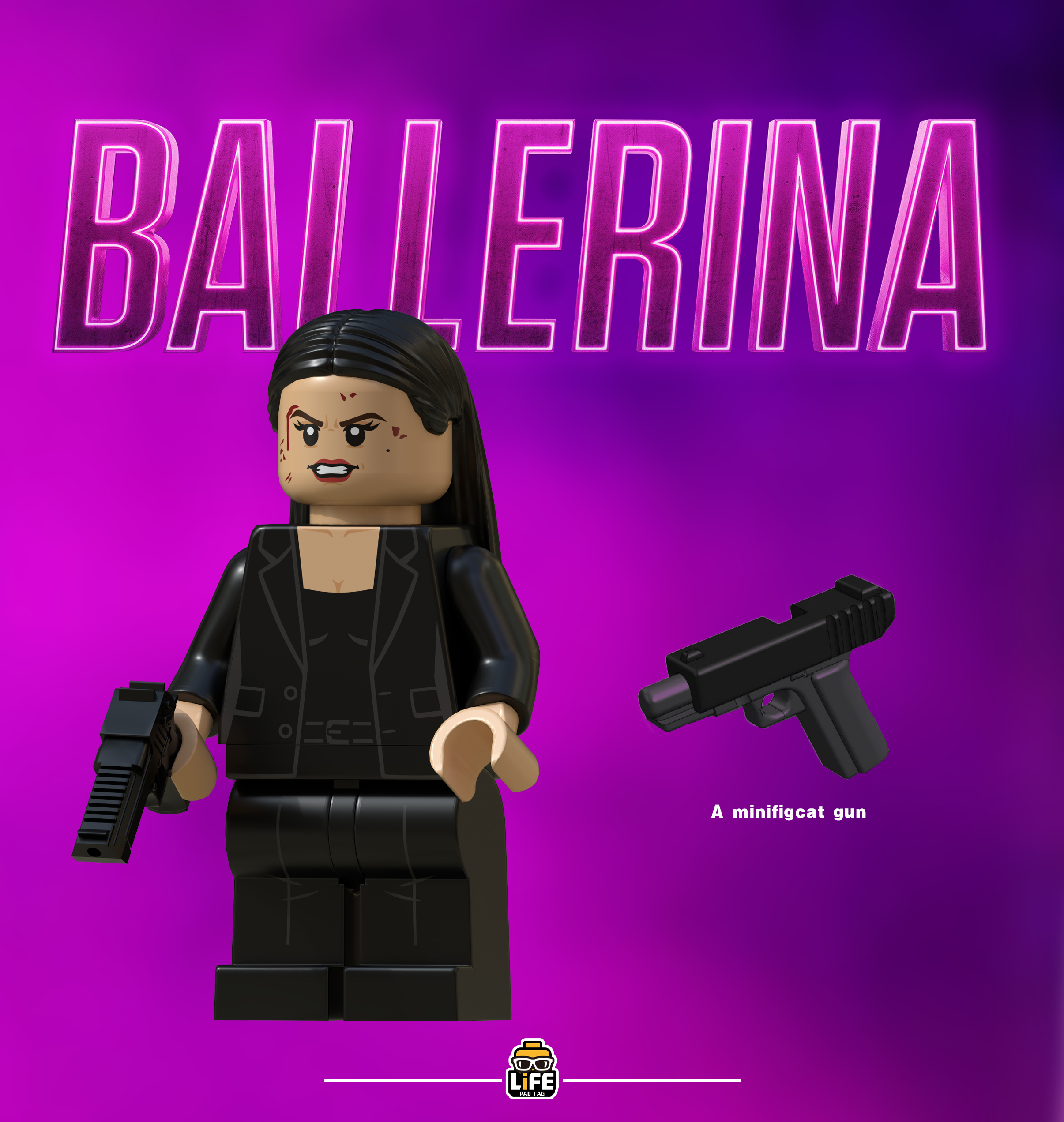 [Life Brick][In Stock] From the World of John Wick: Ballerina [PADprinted]