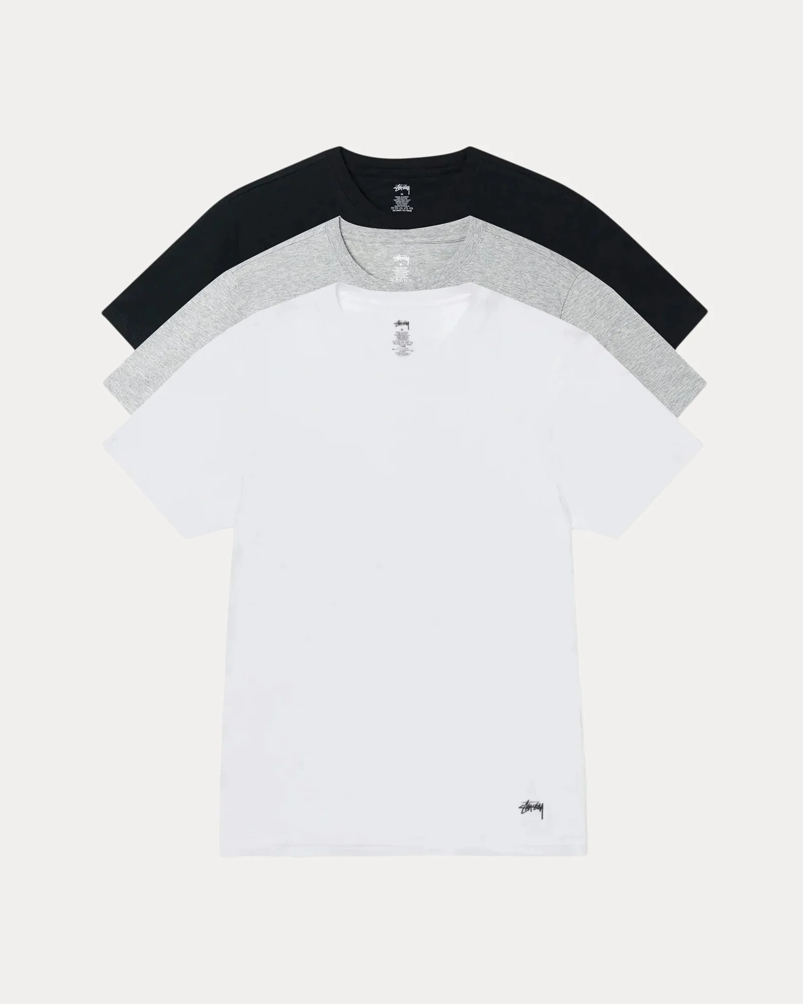 【代購】STUSSY UNDERSHIRTS 3 PACK 素踢三件組 4款