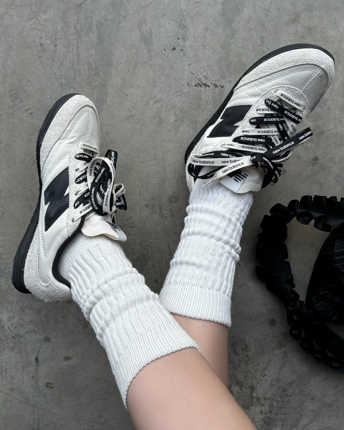 New Balance x niko and... RC42 麂皮 運動鞋 雙鞋帶 MIU風 熊貓配色