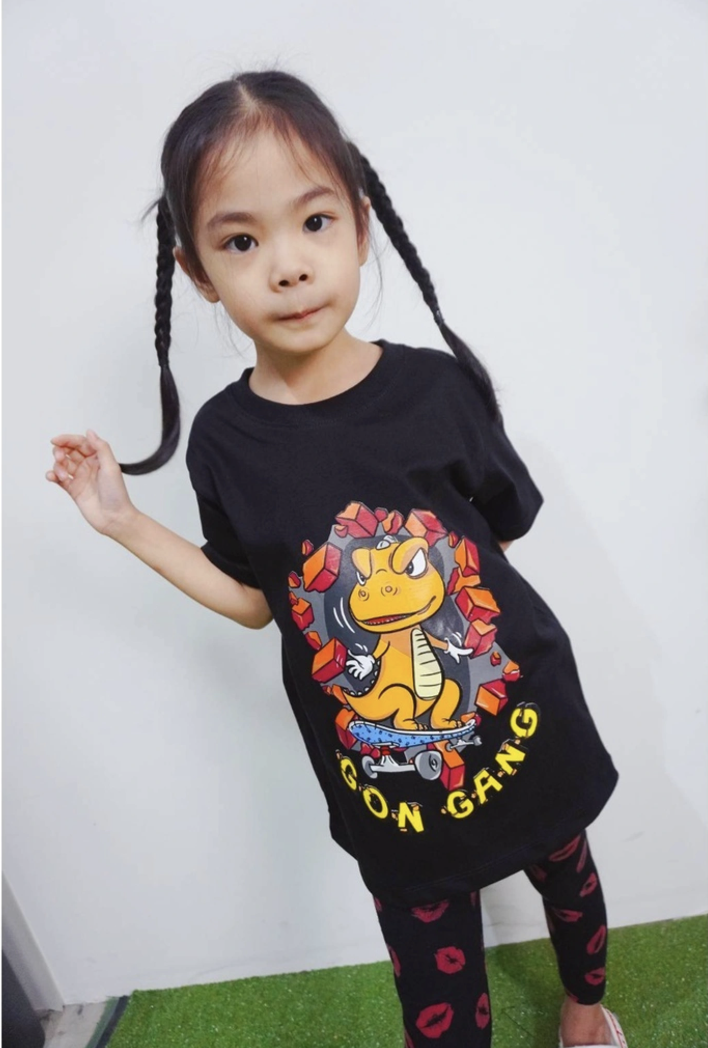 泰國 滑板恐龍小童T-Shirt(T5 T760)