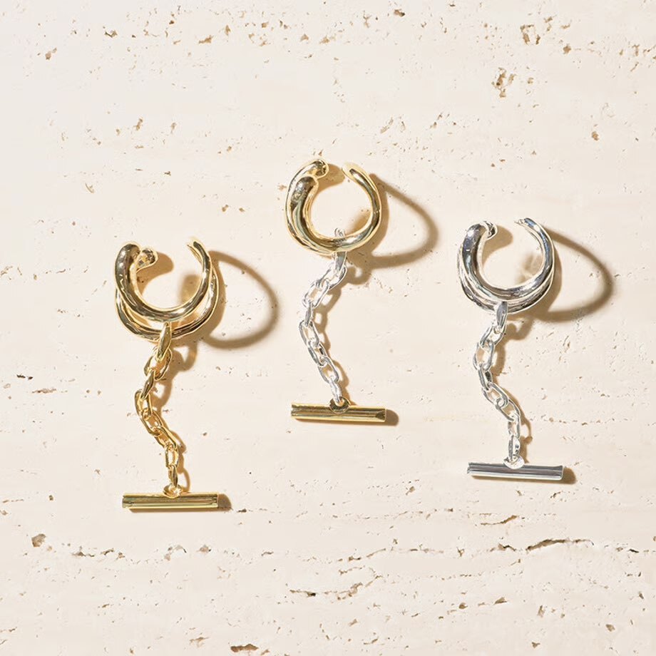 SOIERIE / Infinity chain cuff ring