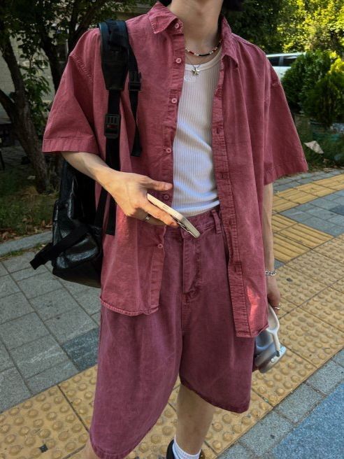 淨色短袖恤衫 EARN-002S