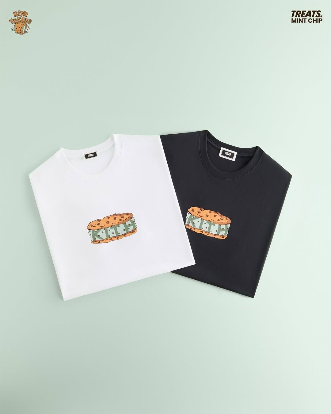 2025SS Kith Treats Mint Chip Tee 冰淇淋 餅乾 三明治 正面 LOGO 短T 現貨 KHT030195