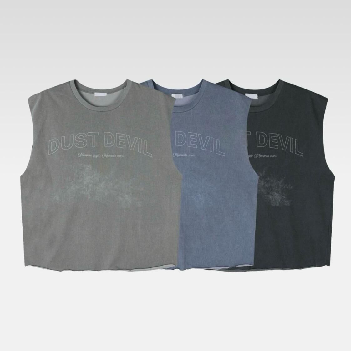 洗水英文字背心 V1116