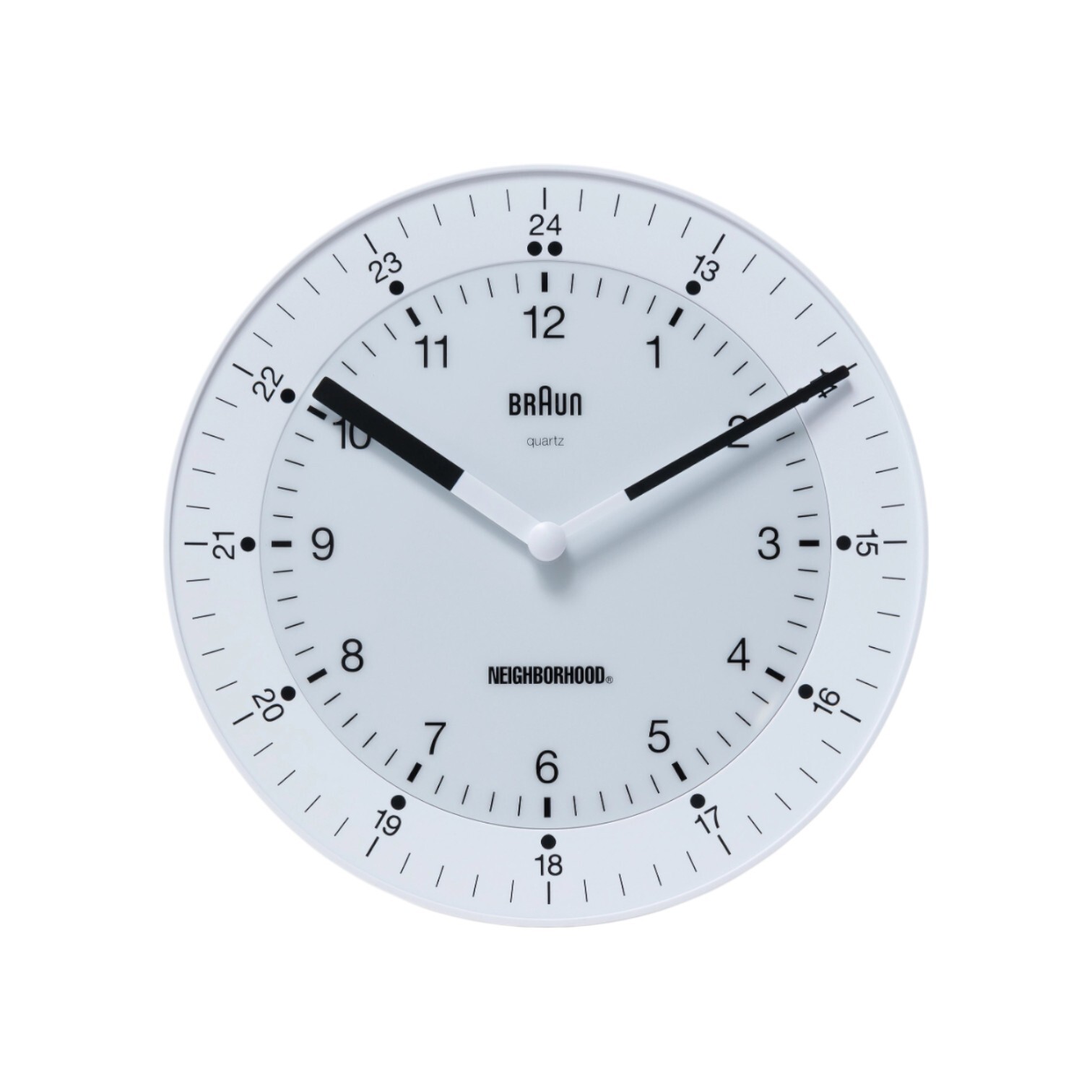 2025SS NEIGHBORHOOD X BRAUN BC06 聯名德國百靈壁掛時鐘2色現貨