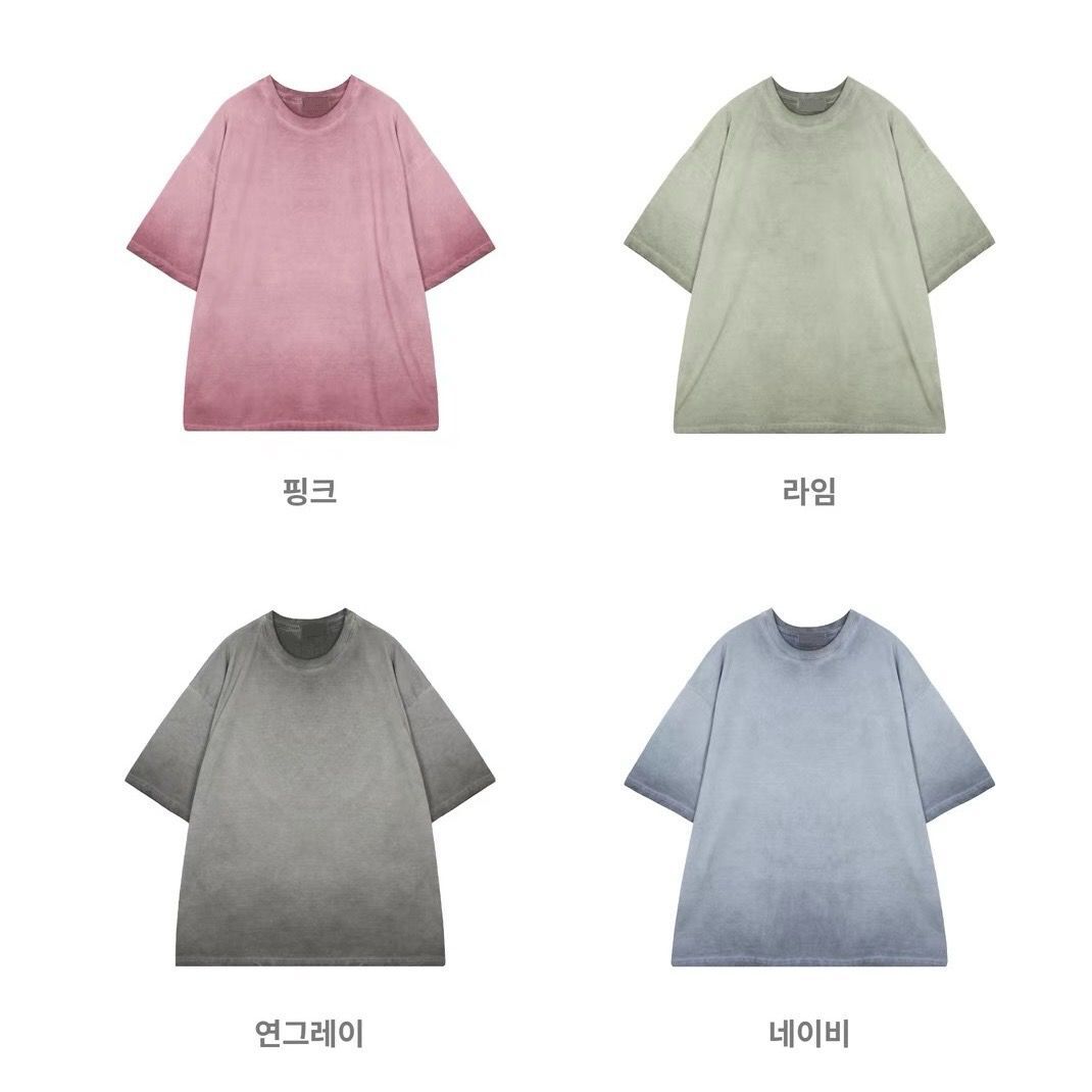 洗水淨色短袖Tee T5707