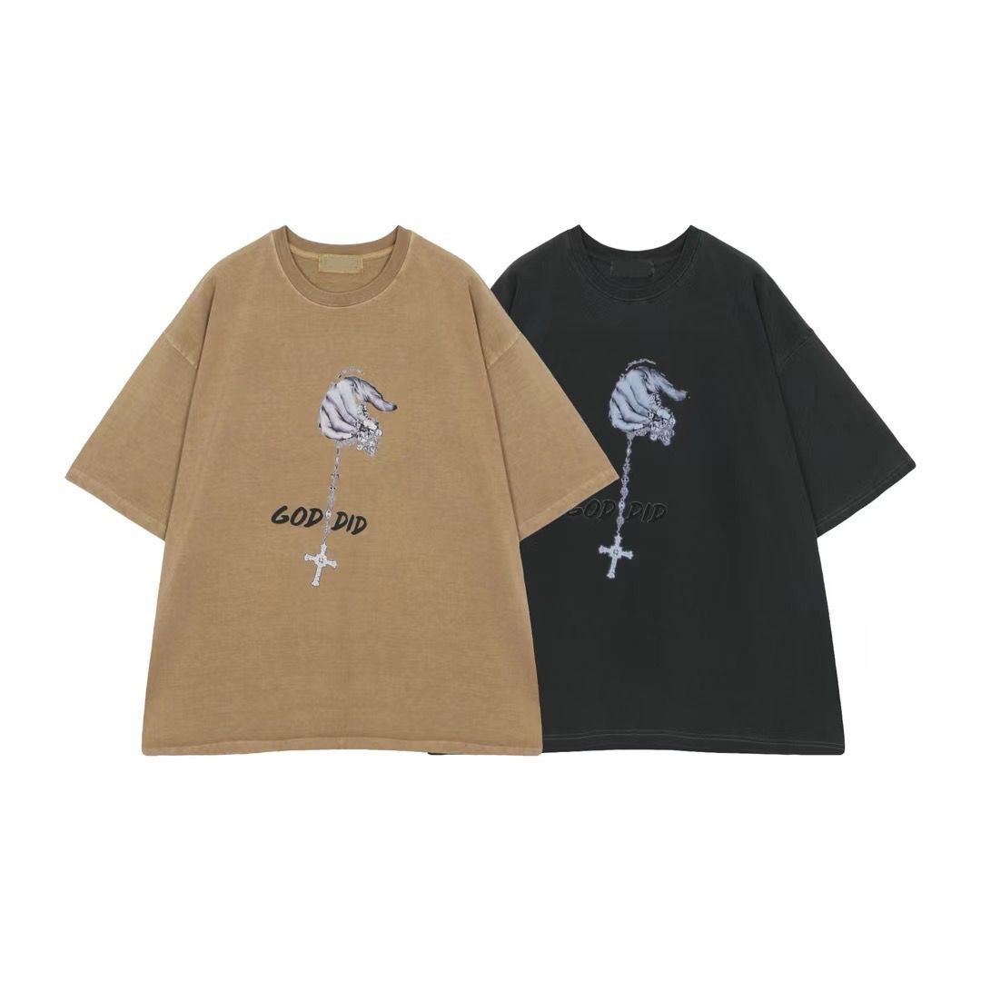 英文字圖案短袖Tee T5708