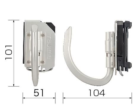 TAJIMA快扣式可折工具掛勾 J型 SFKHA-JF