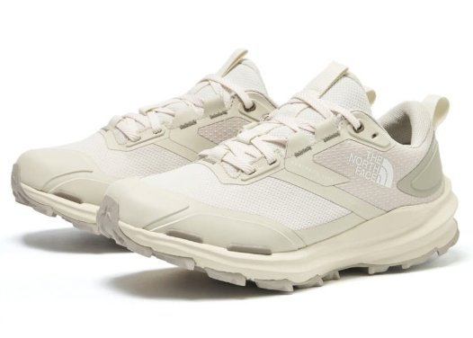 The North Face 北面 男款 米灰防水登山鞋｜GORE-TEX 透氣防滑戶外鞋 JUN25