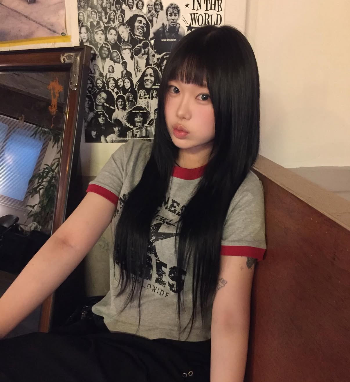 AMES WORLDWIDE - VINTAGE STAR TEE (GREY)