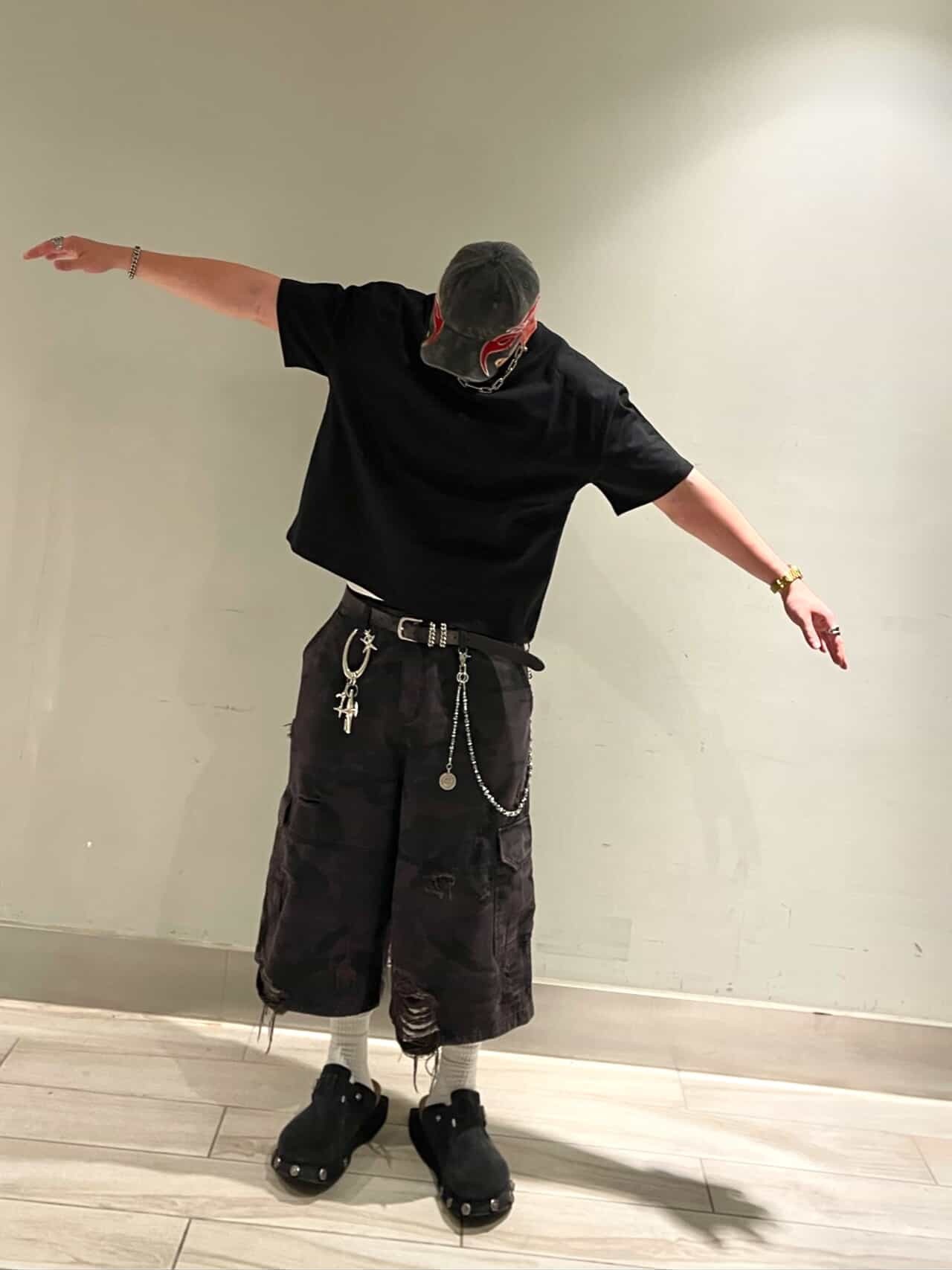 《K》BOXY'圓領'重磅素寬短T