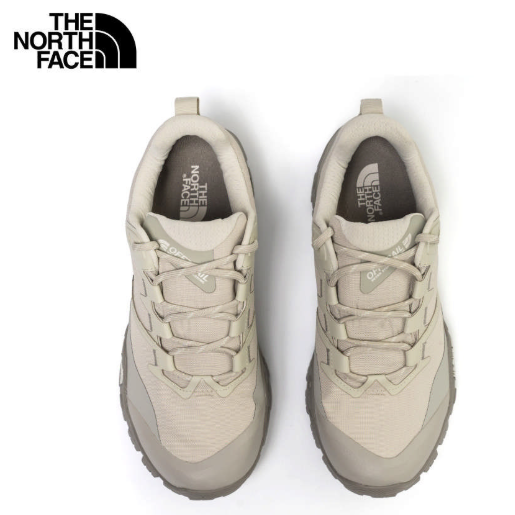 The North Face 北面 女款 米灰防水登山鞋｜GORE-TEX 透氣防滑戶外鞋 JUN25