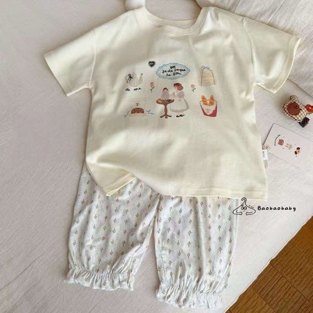 小麵包店涼感家居服