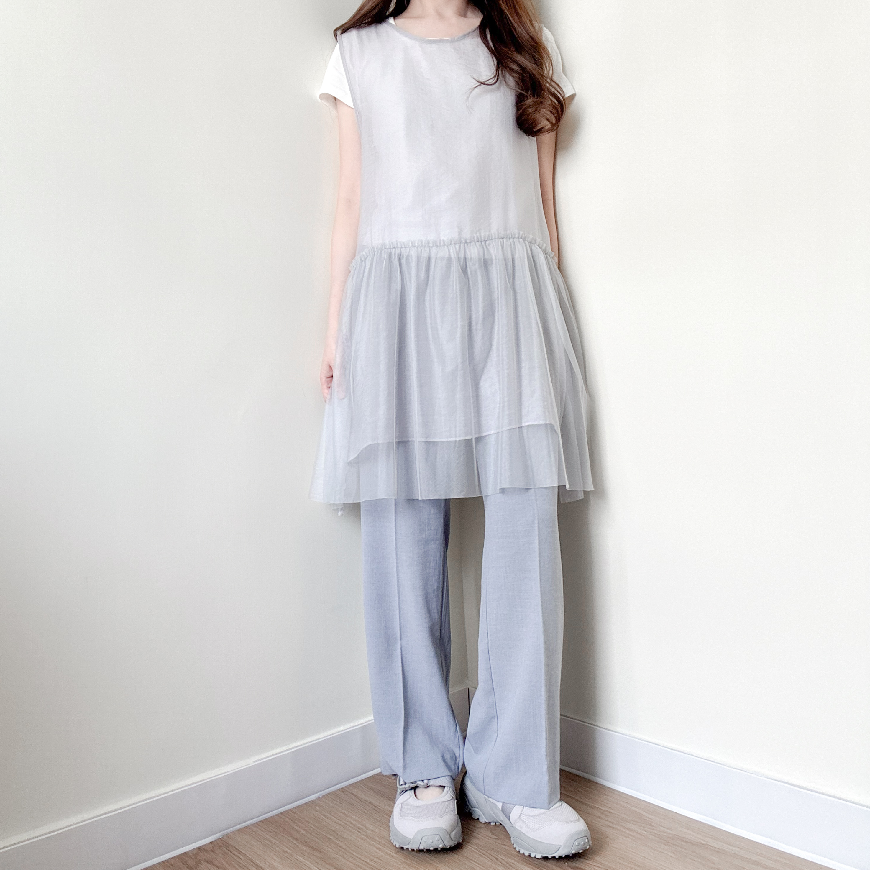 透視背心紗紗裙