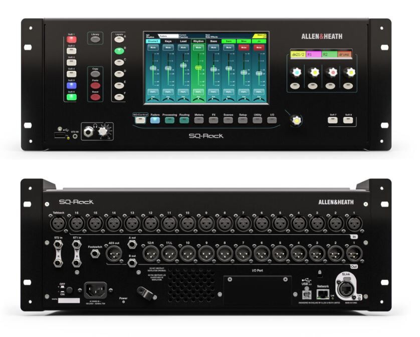 Allen & Heath -SQ-Rack (48 Channel / 36 Bus Rackmount Digital Mixer)