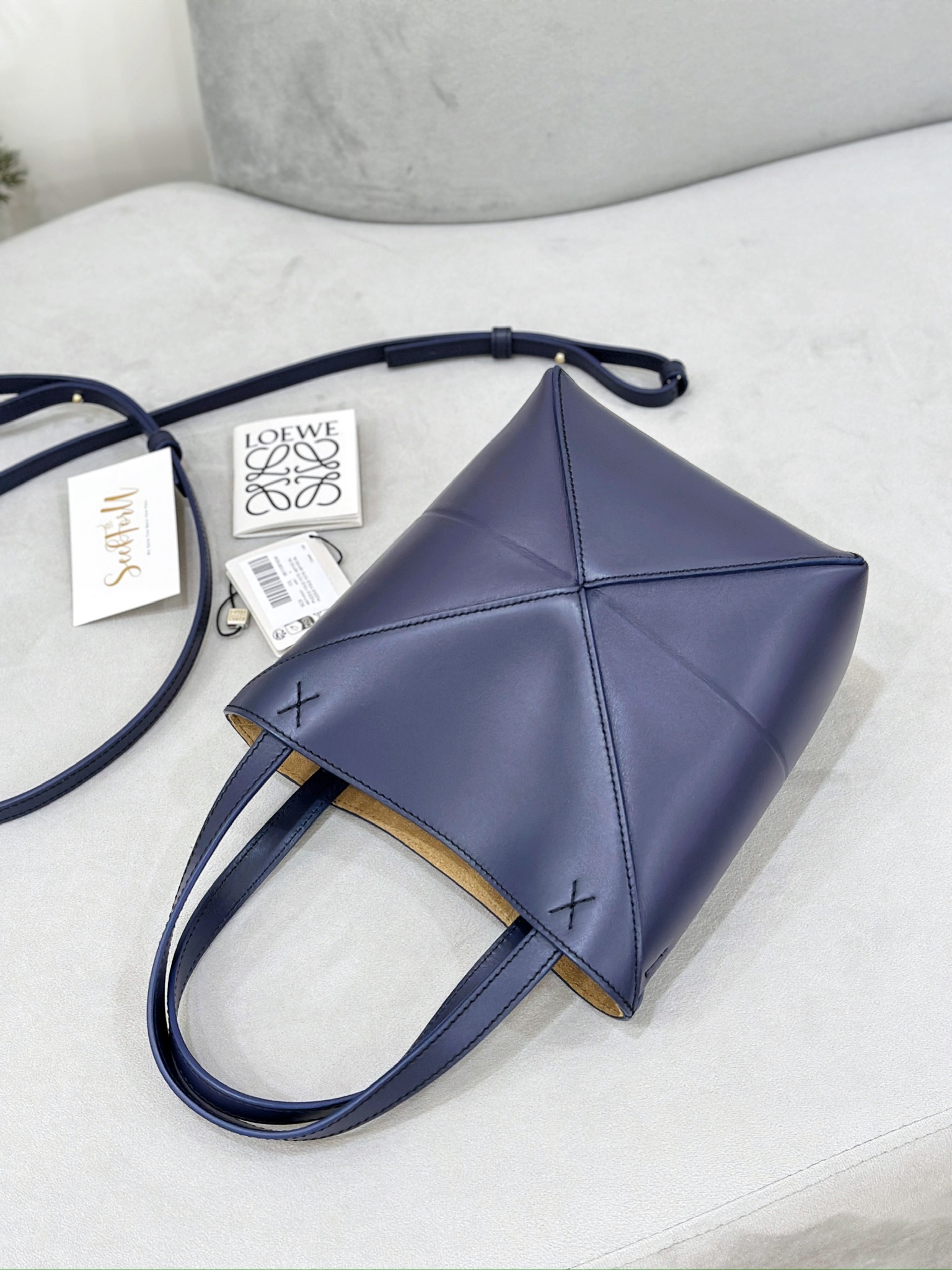 LOEWE Mini Puzzle Fold Tote