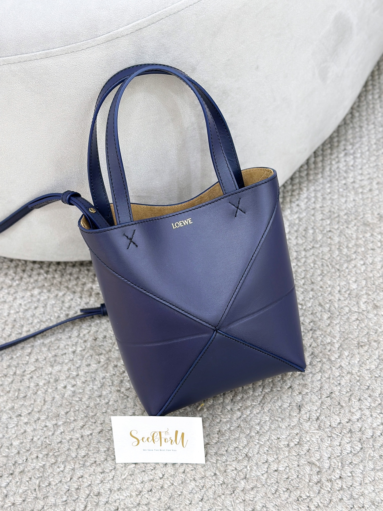 LOEWE Mini Puzzle Fold Tote