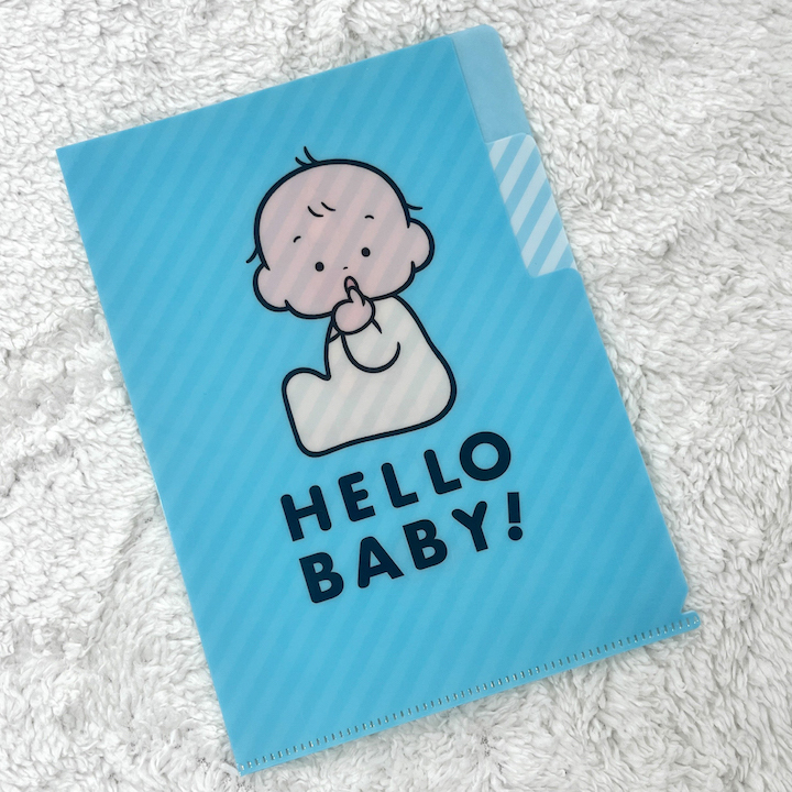 HELLO BABY A5 雙層資料夾 嬰兒系列｜日本 Gakken