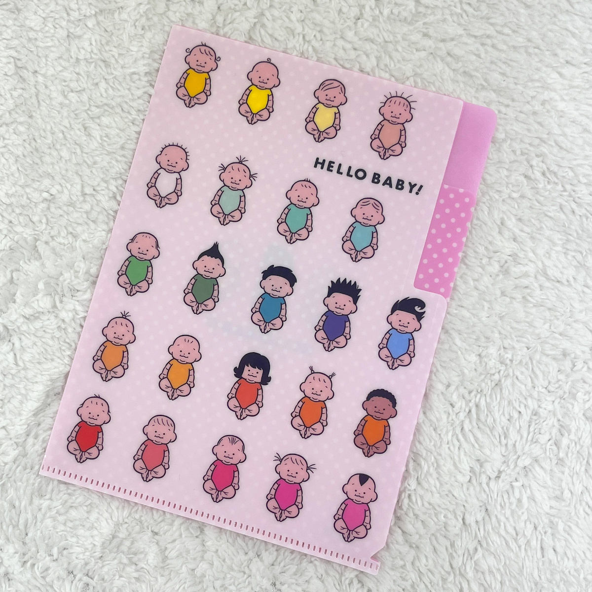HELLO BABY A5 雙層資料夾 嬰兒系列｜日本 Gakken