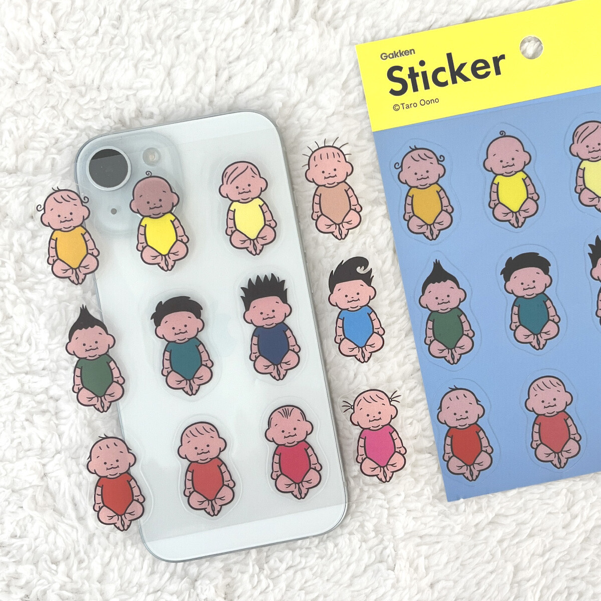 髮型_HELLO BABY 防水貼紙 透明貼紙｜日本 Gakken