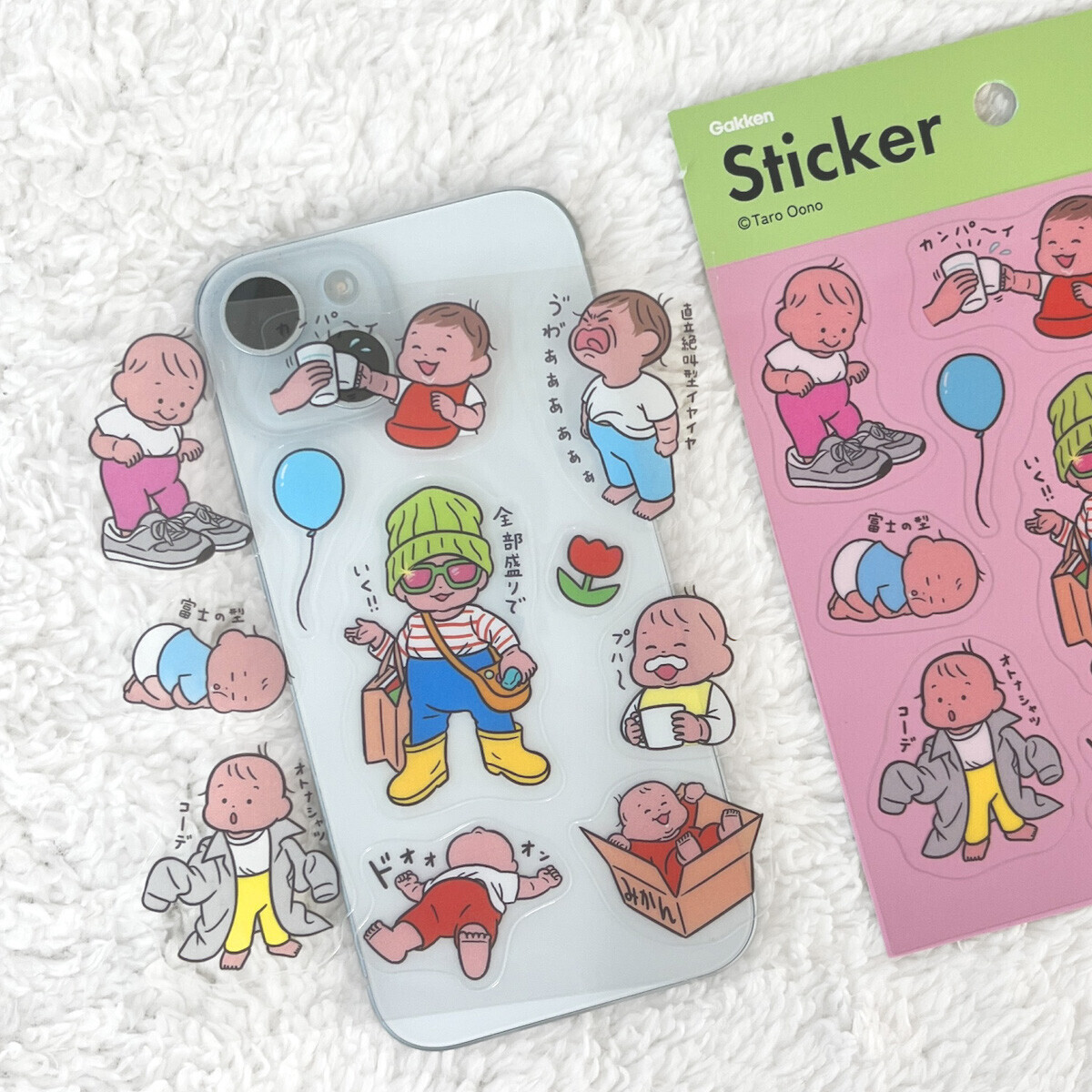 時尚_HELLO BABY 防水貼紙 透明貼紙｜日本 Gakken