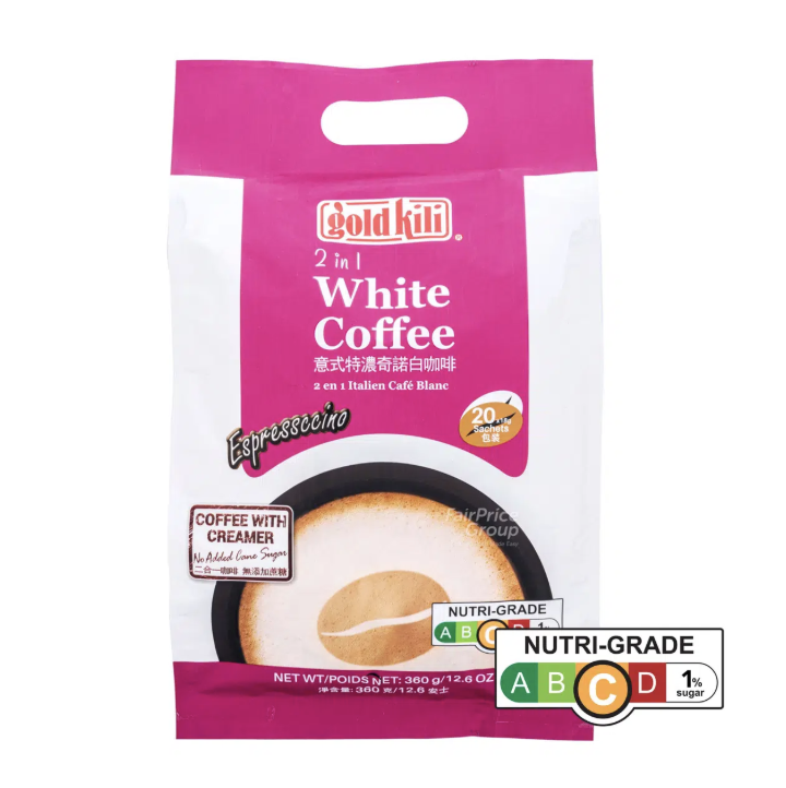 Gold Kili 2合1意式特濃奇諾白咖啡