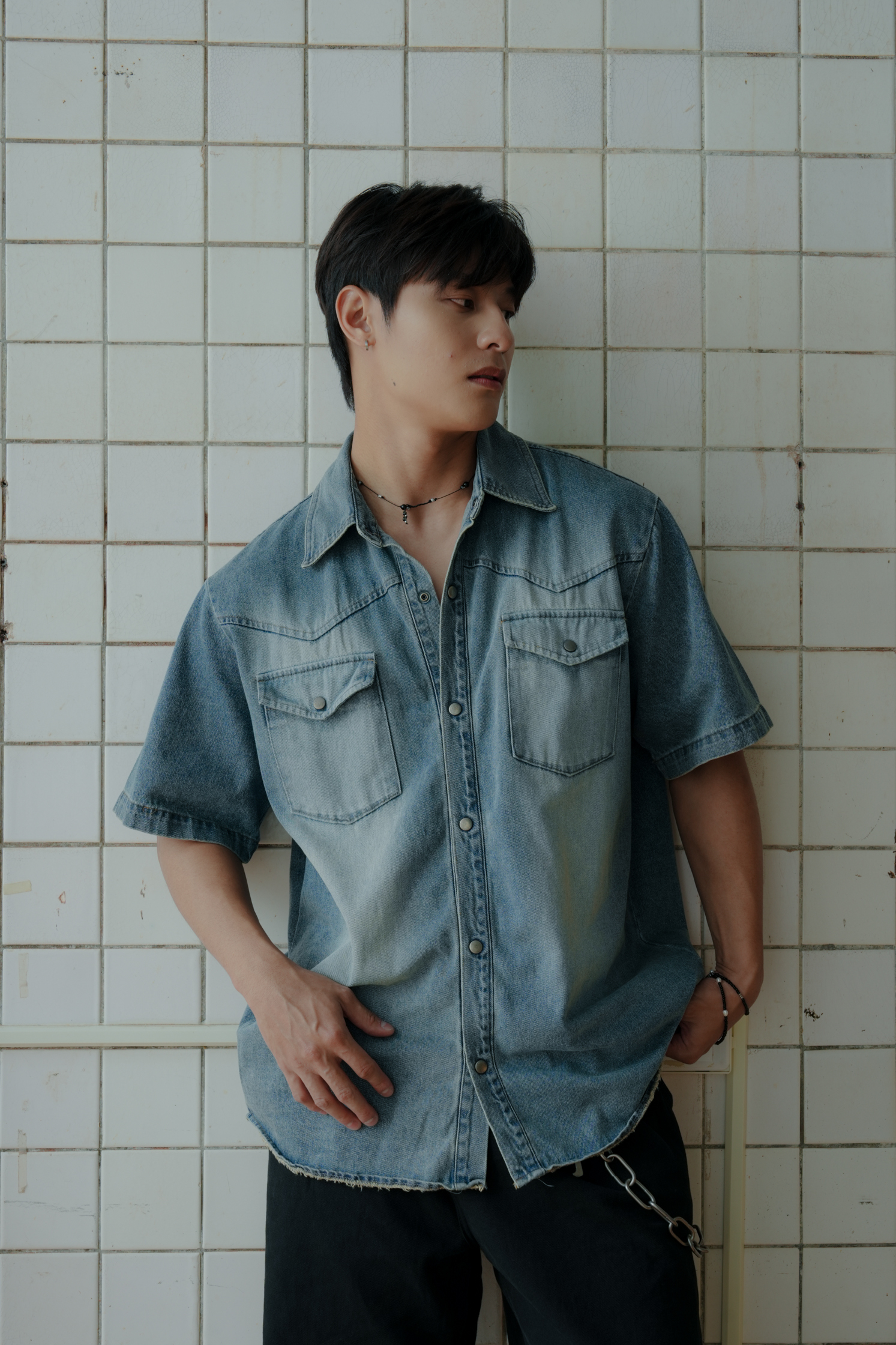 Bay Western Denim Shirt #短襯衫