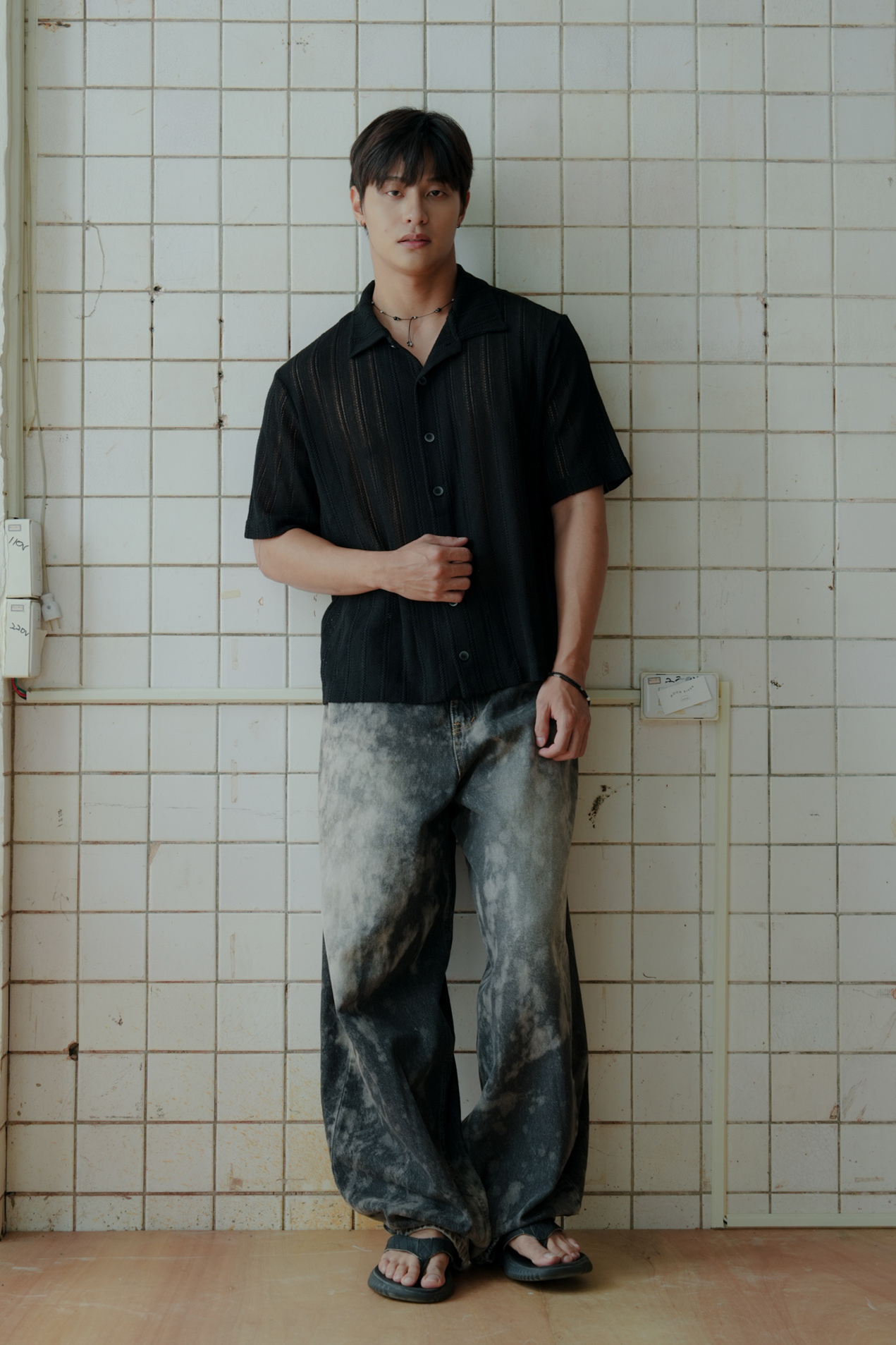 Cotton Net Cardigan #襯衫