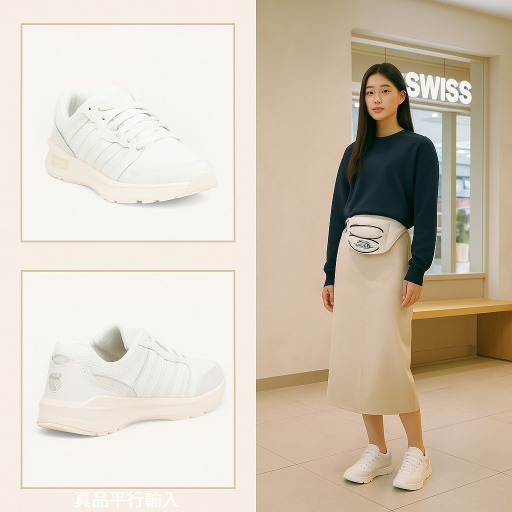 【預購】K-SWISS G061162 女裝Leather Rival波鞋