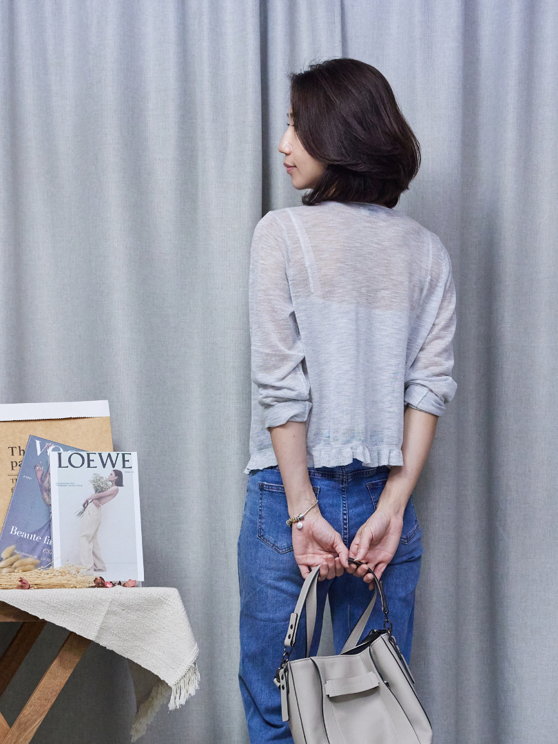 今天想加點溫柔感？這件針織外套可以！