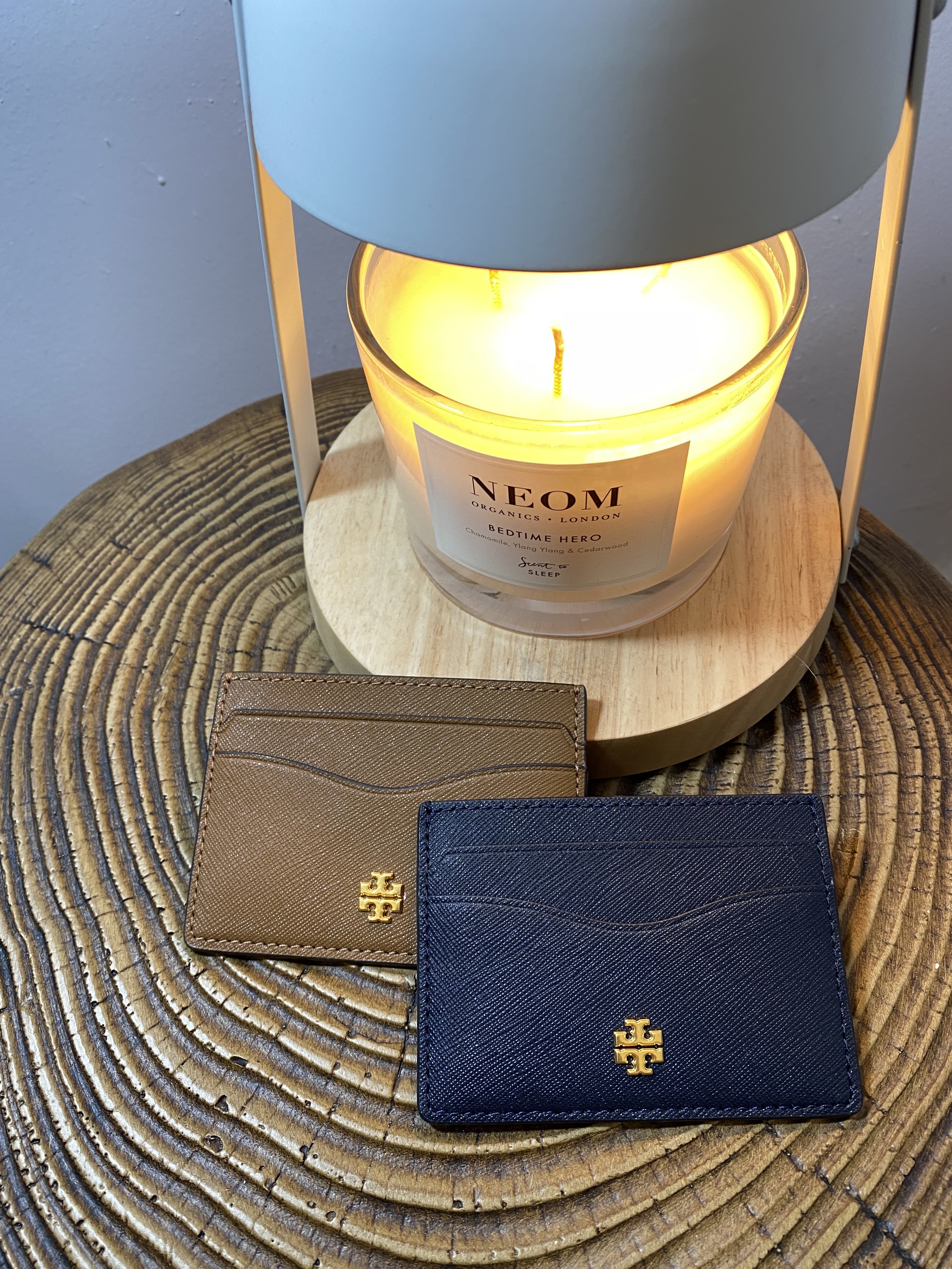 美國現貨 Tory Burch Emerson Slim Card Case Gold Logo