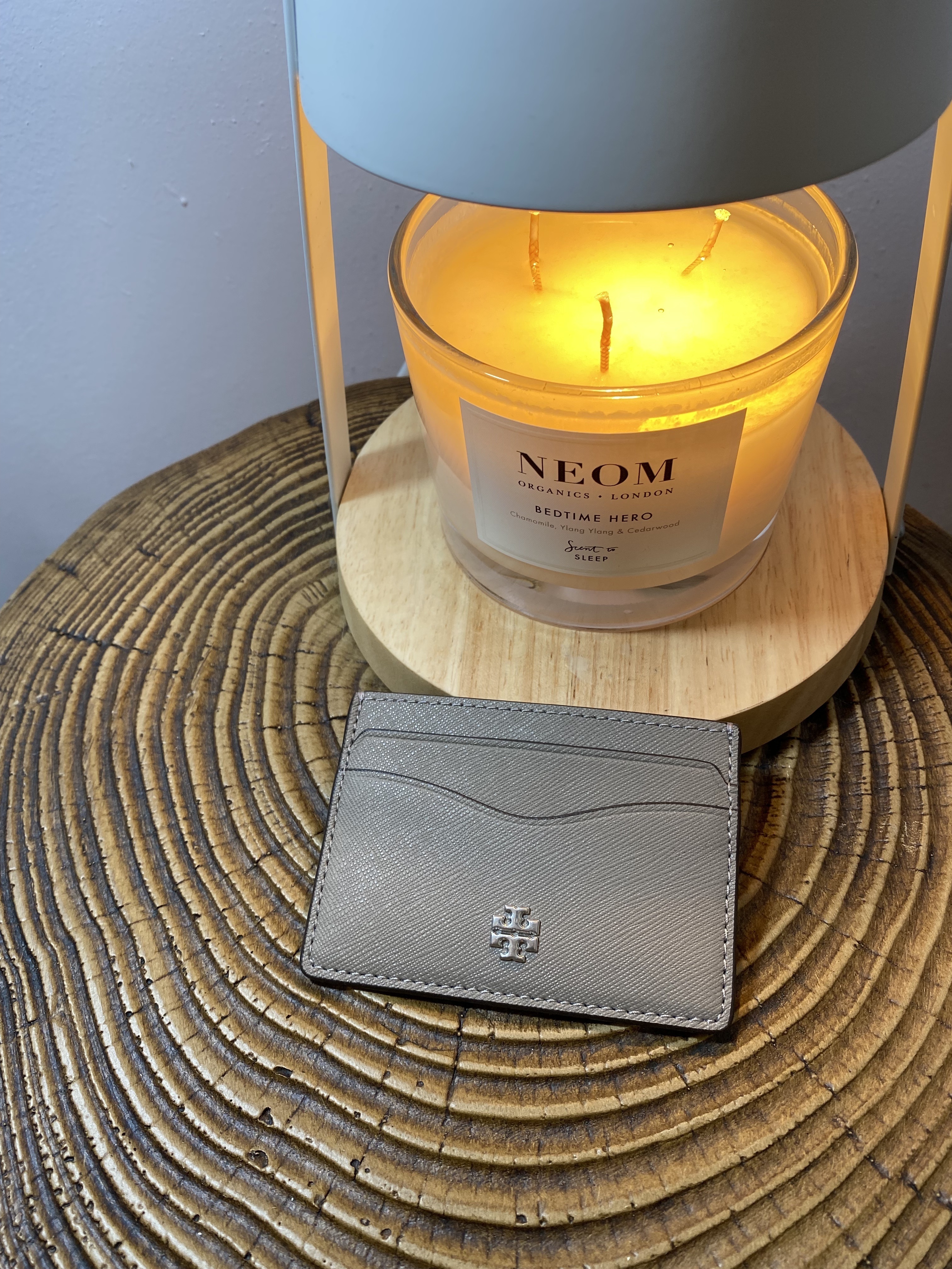 美國現貨 Tory Burch Emerson Slim Card Case Silver Logo