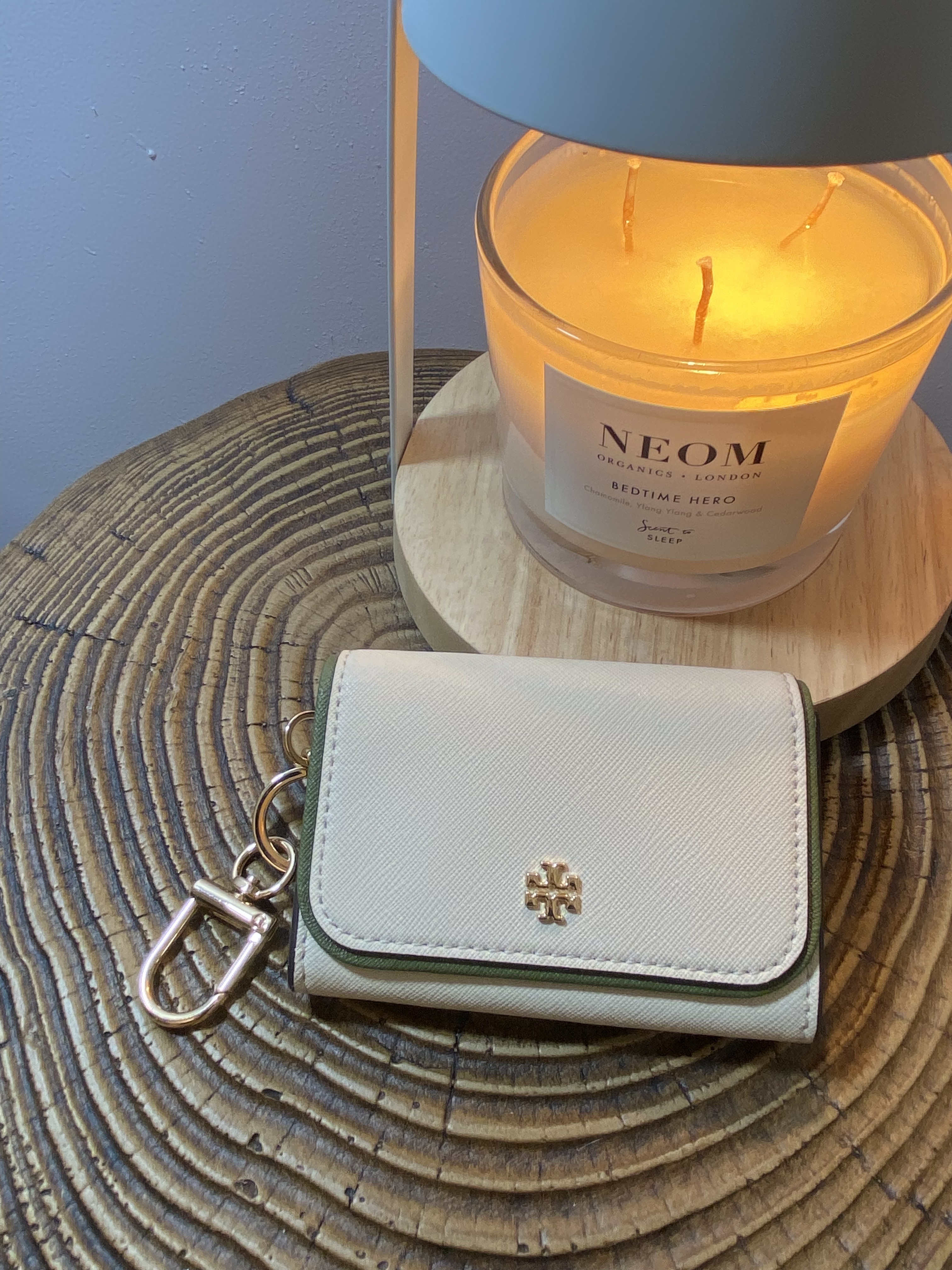 美國現貨 Tory Burch Emerson Color Block Flap Card Case