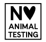 No animal testing