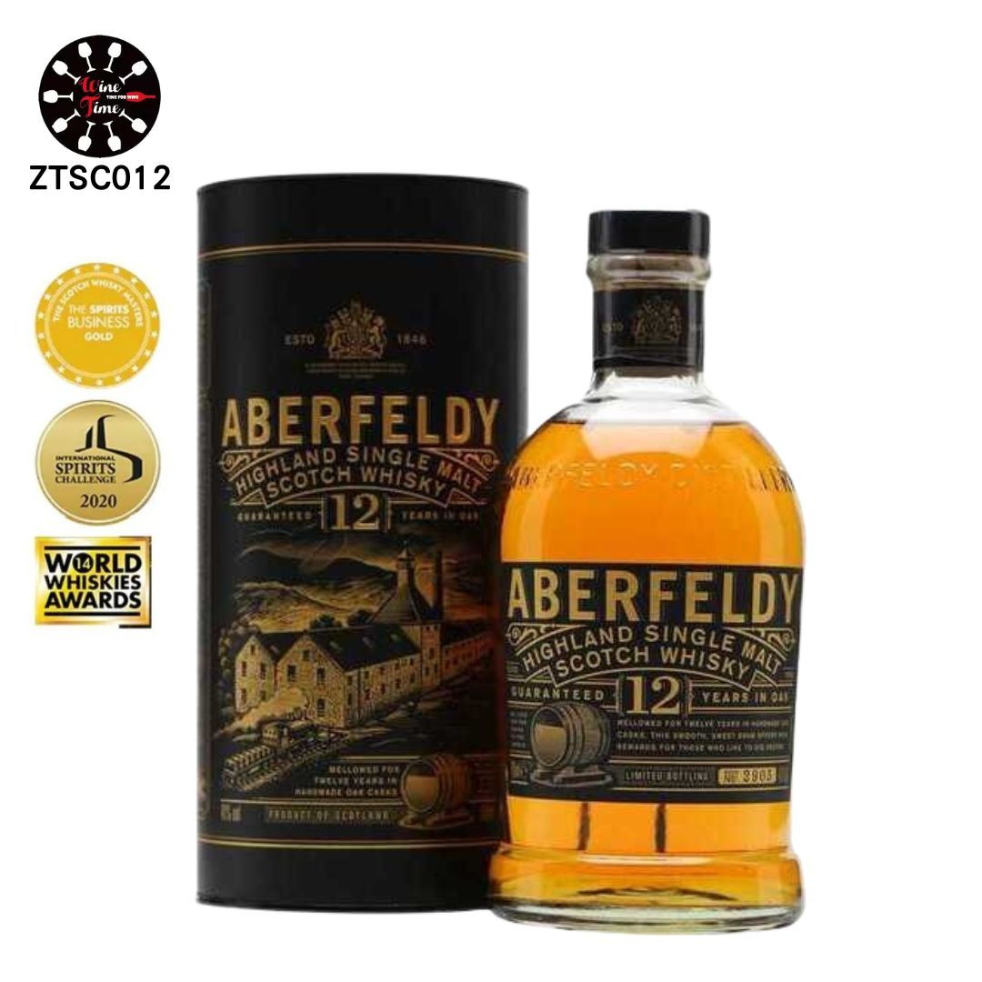 Aberfeldy 12 Years Highland Single Malt Whisky (盒裝)