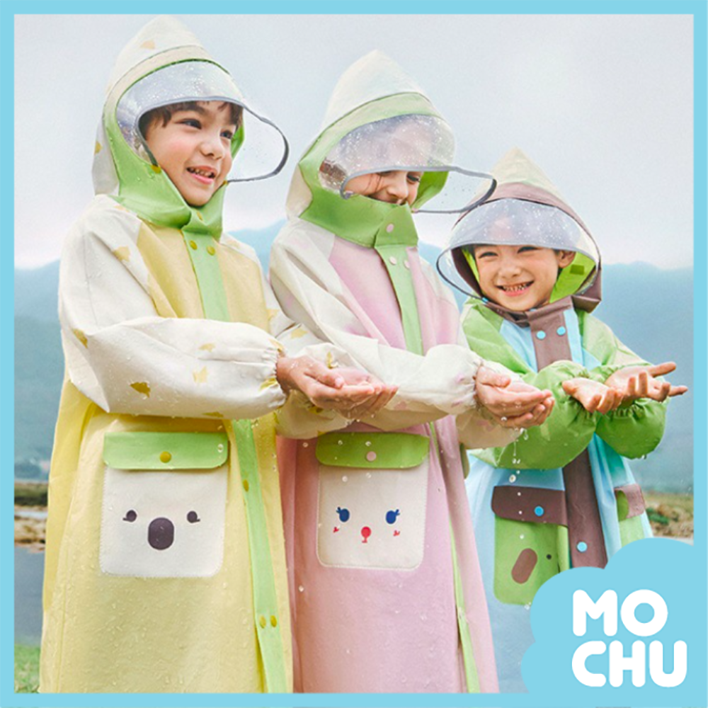 動物口袋雨衣(三色)