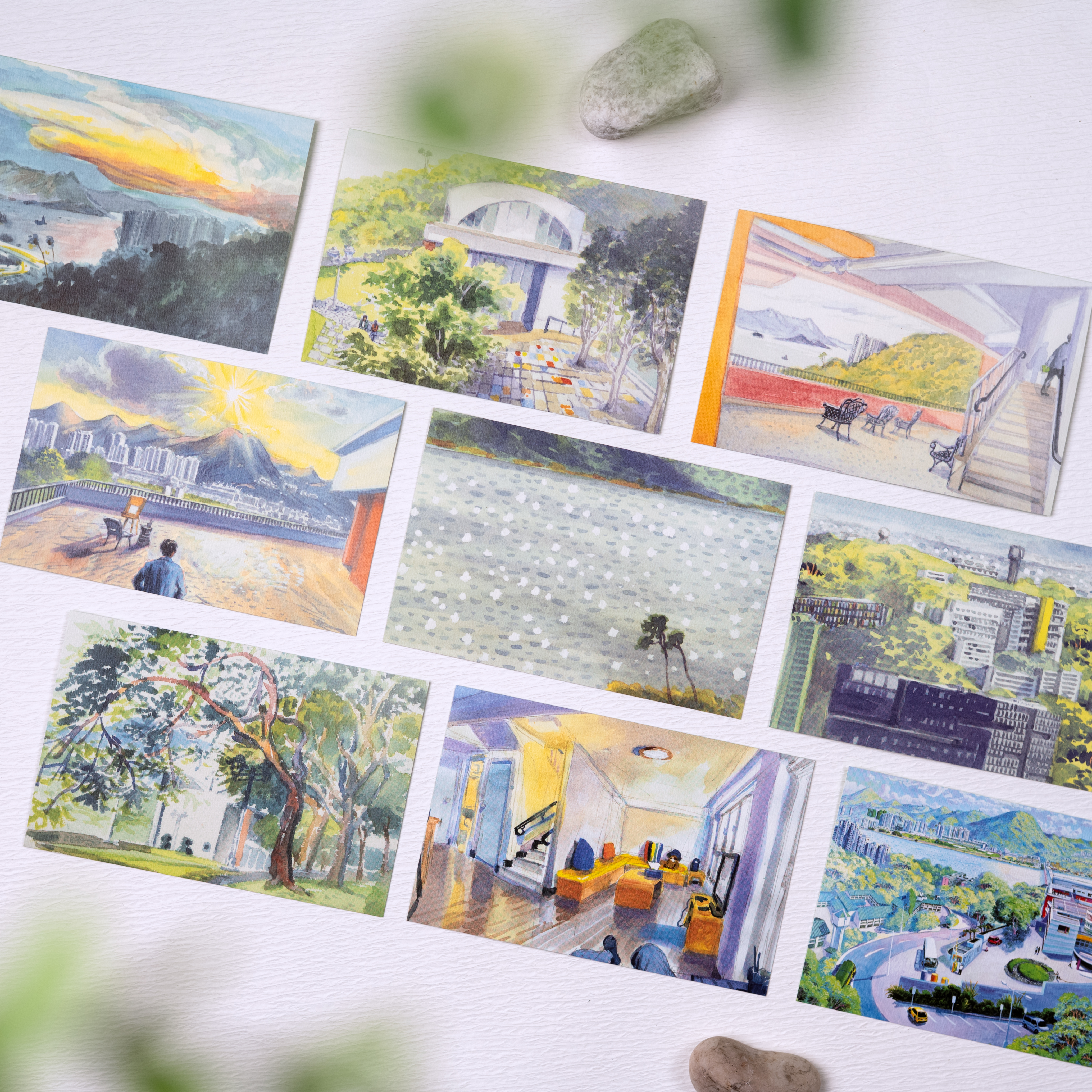 《造在山上的青年村》系列 ー 黃進曦  明信片 Postcard