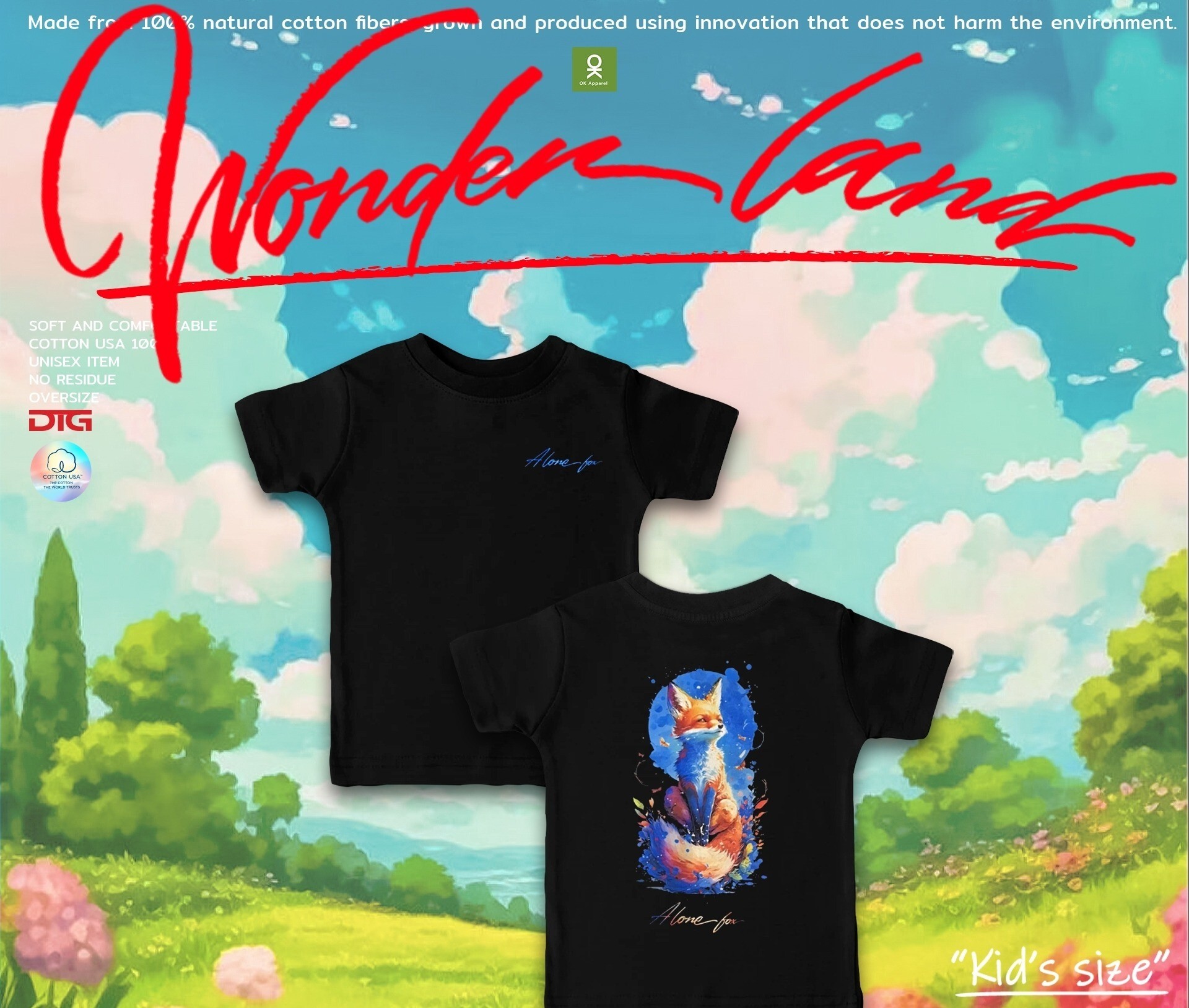 泰國狐狸小童T-Shirt(T5 T737)