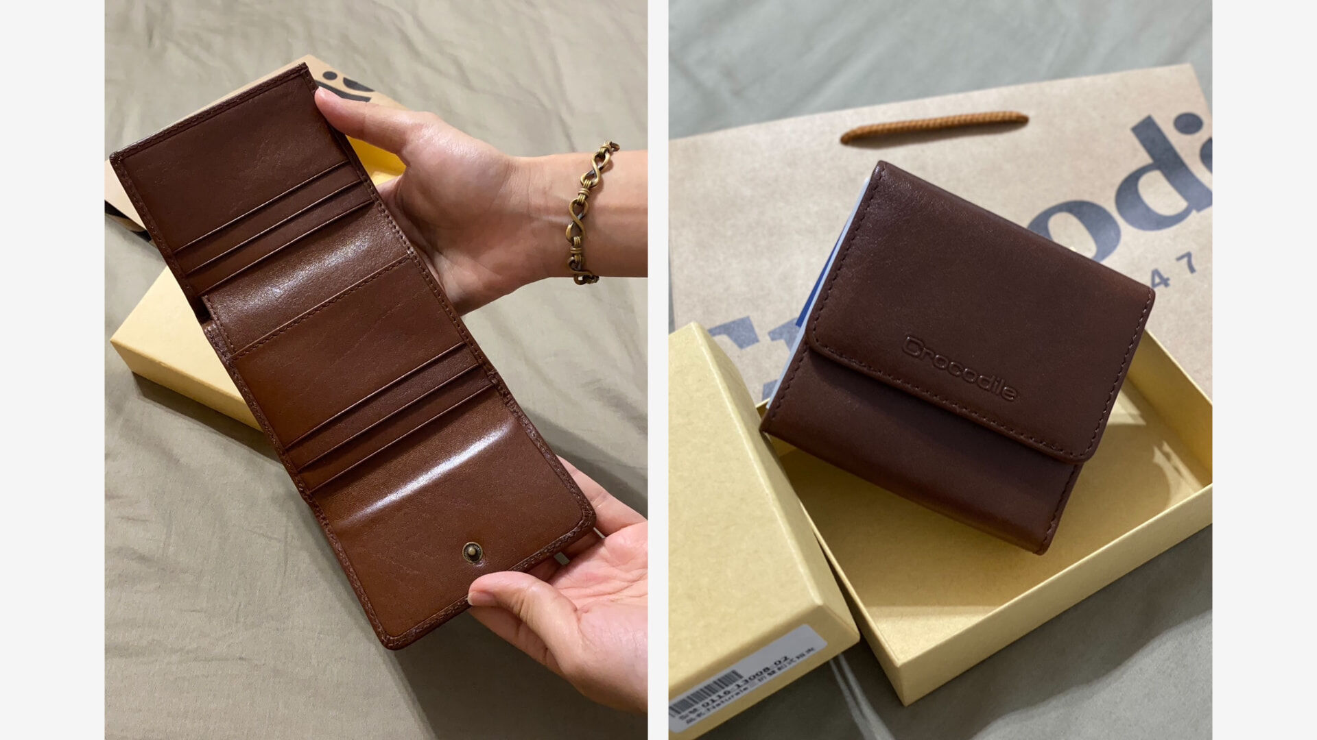 Crocodile 三折短夾形象圖