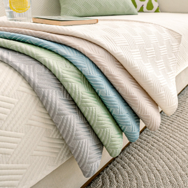 夏意沁涼織紋沙發墊