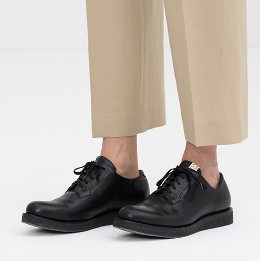 ON SALE: VISVIM 2025 G.P.O FOLK *Italian Horsehide - BLACK PRE ORDER ITEM (預訂中)