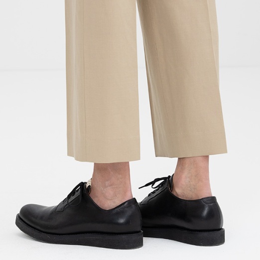 ON SALE: VISVIM 2025 G.P.O FOLK *Italian Horsehide - BLACK PRE ORDER ITEM (預訂中)