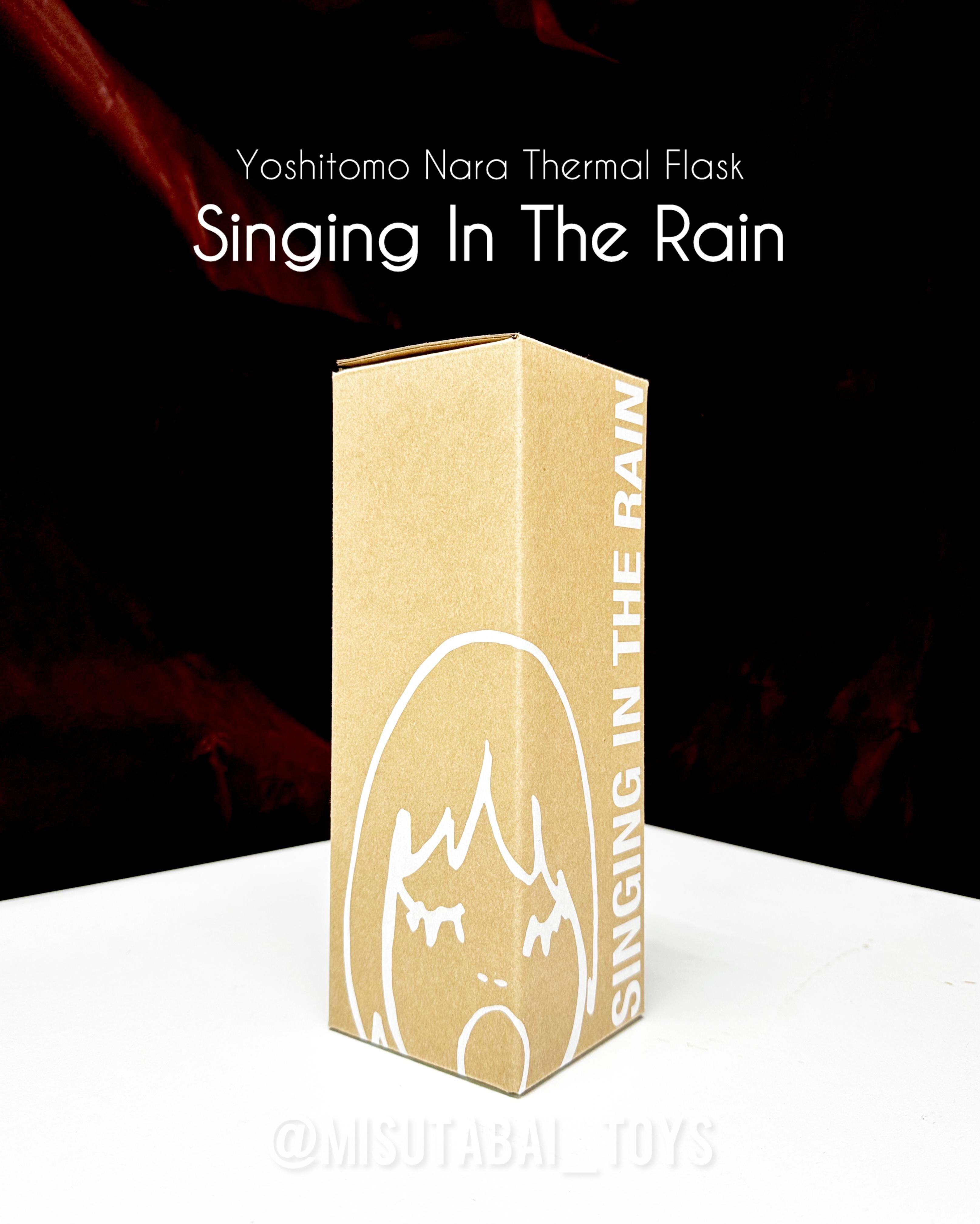 Yoshitomo Nara Thermal Flask -Singing In The  Rain / ROCK'N ROLL