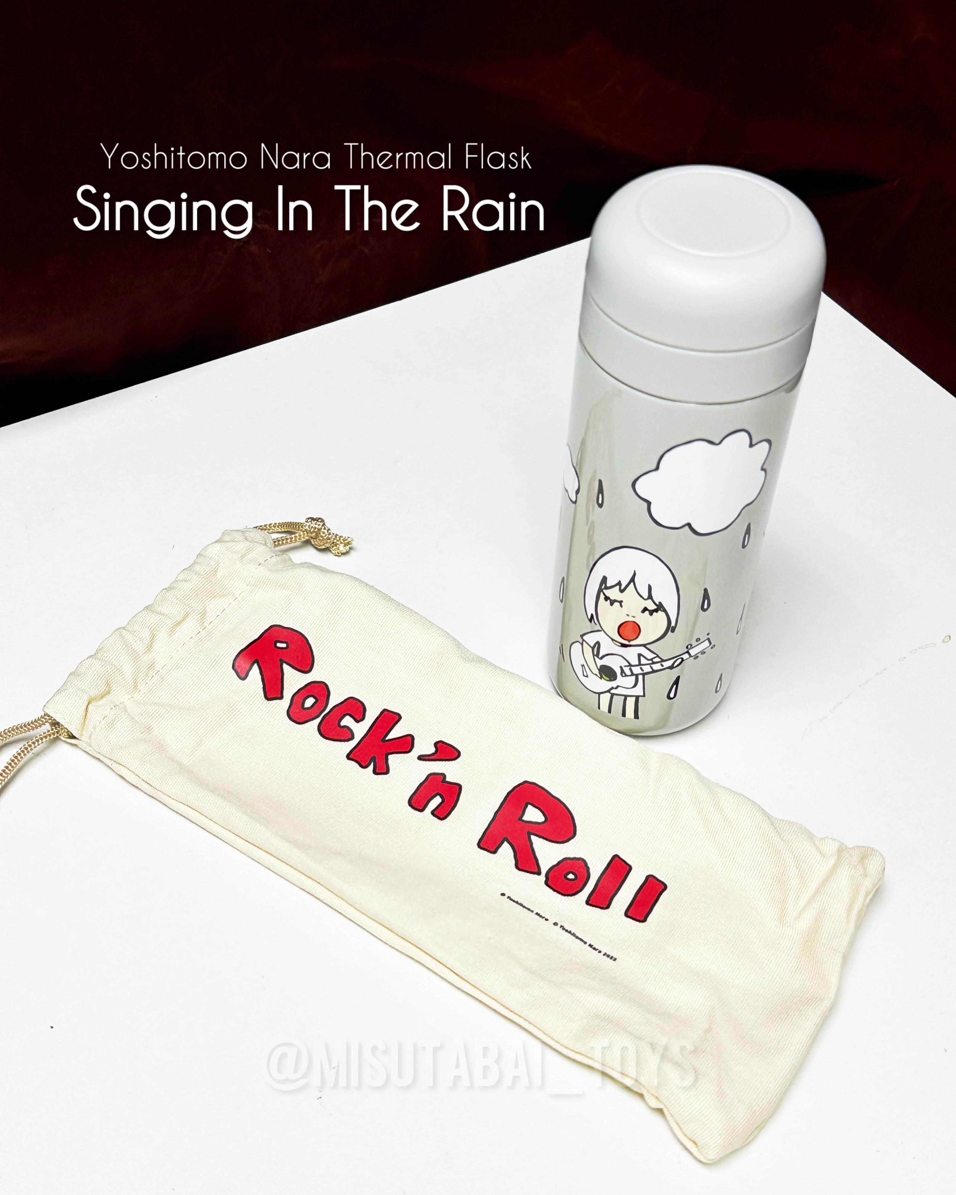 Yoshitomo Nara Thermal Flask -Singing In The  Rain / ROCK'N ROLL
