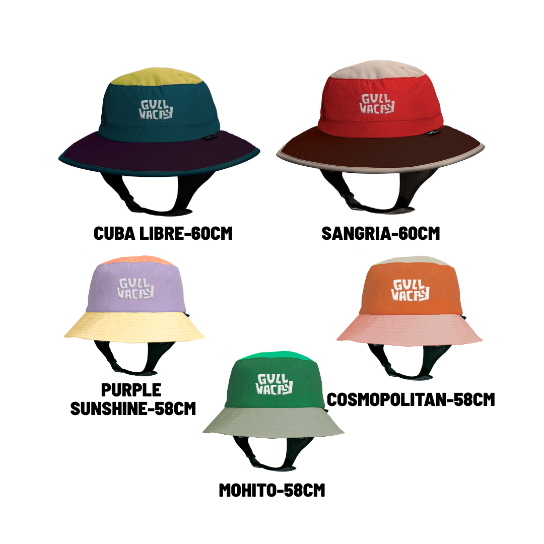 [限量/售完為止]▲GULL 防曬帽/有呼吸管洞 撞色款 兩種尺寸