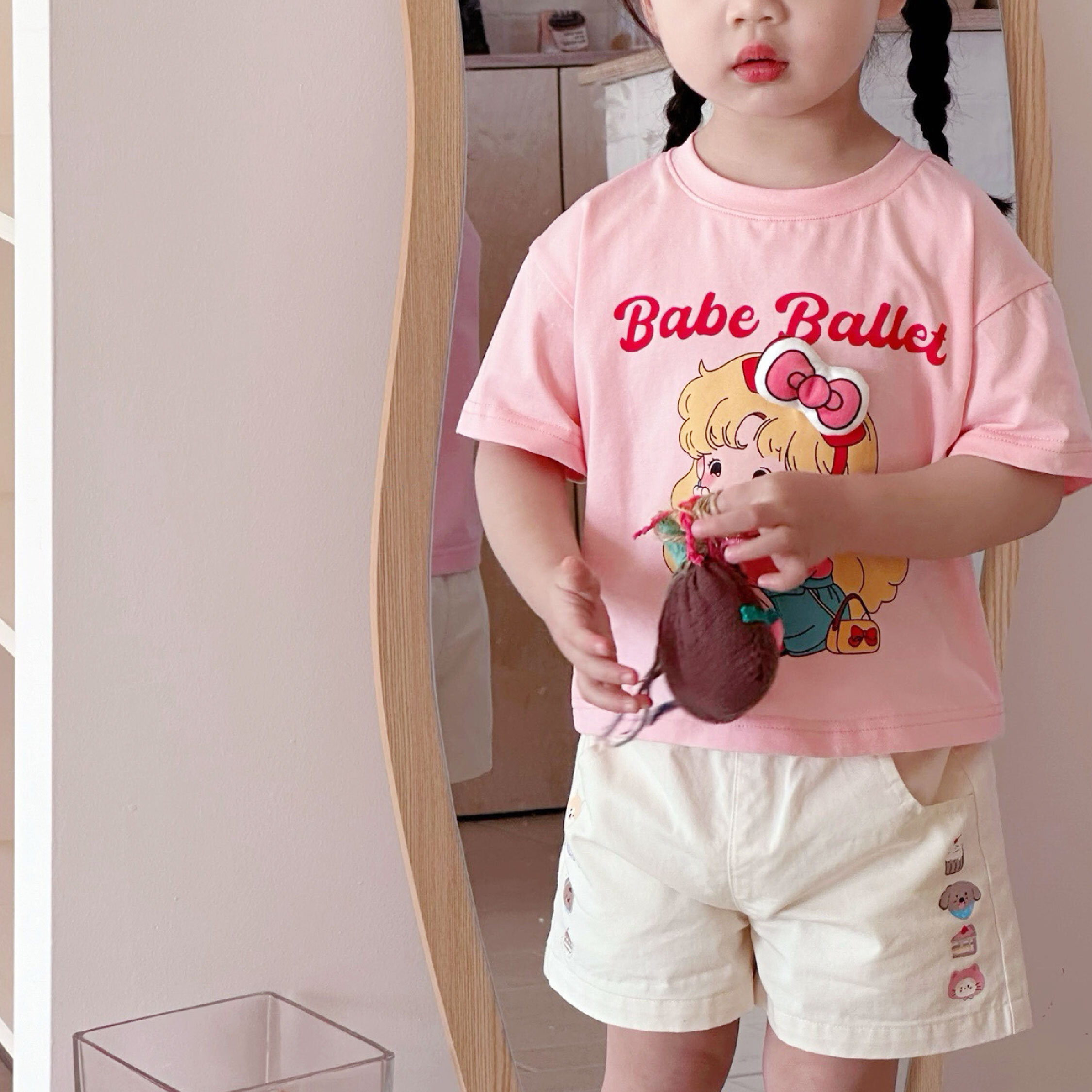 動物點心時刻舒適棉質短褲＊二色 (H50334)