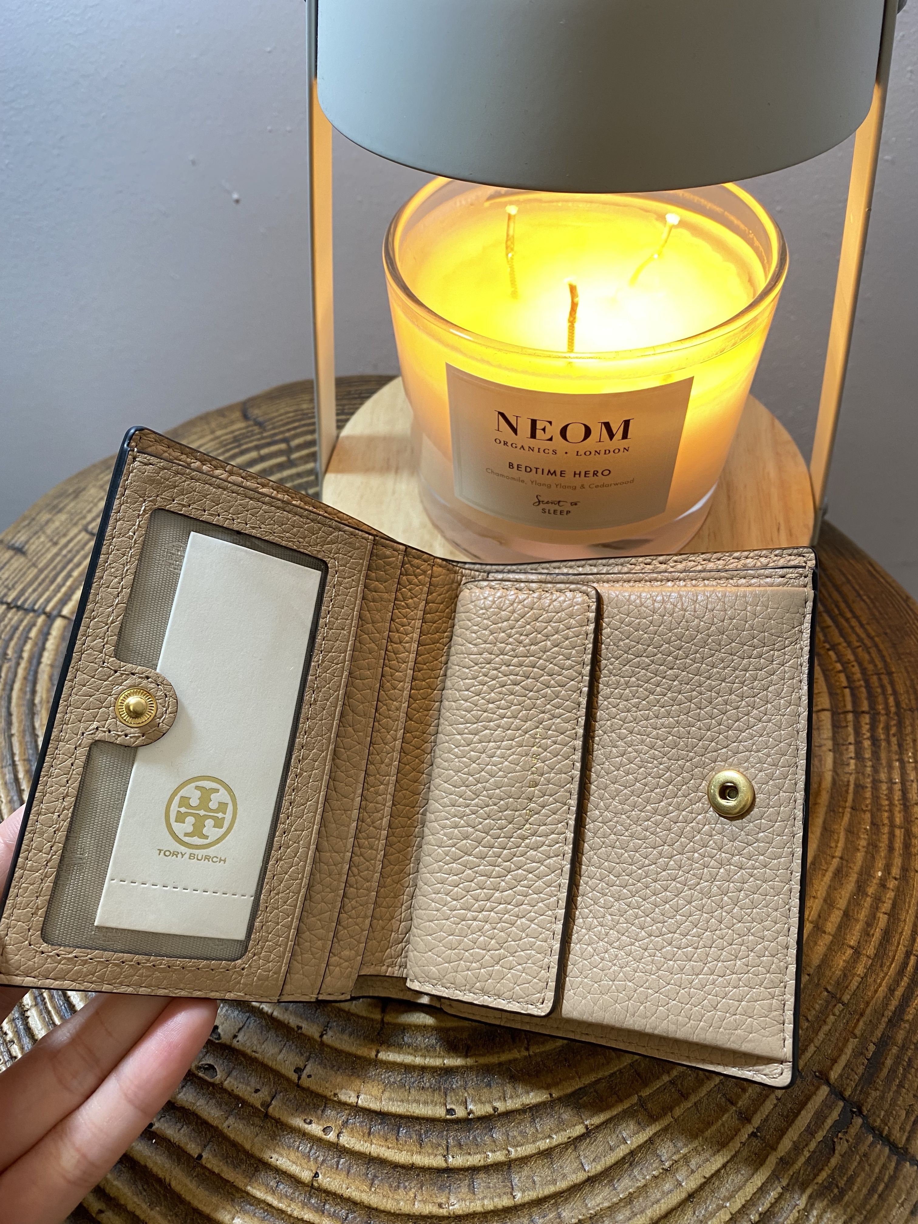 美國現貨 Tory Burch Blake Color Block Mini Wallet